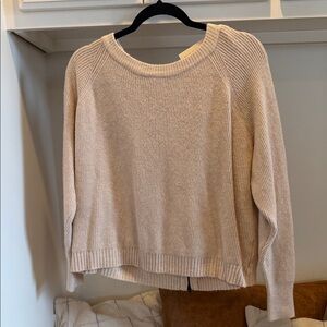 Lovestitch Cream Crew Neck Sweater